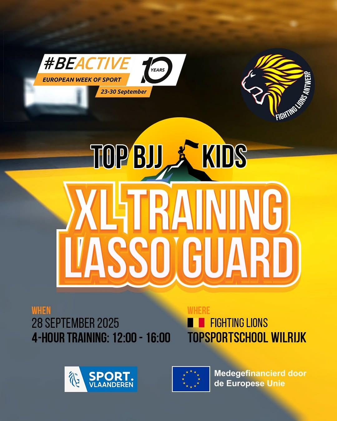 Event poster for XL TRAINING LASSO GUARD