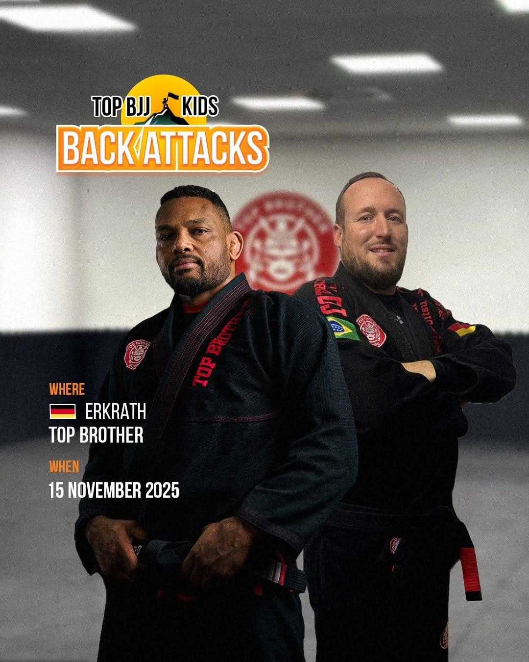 Event poster for BACK ATTACKS