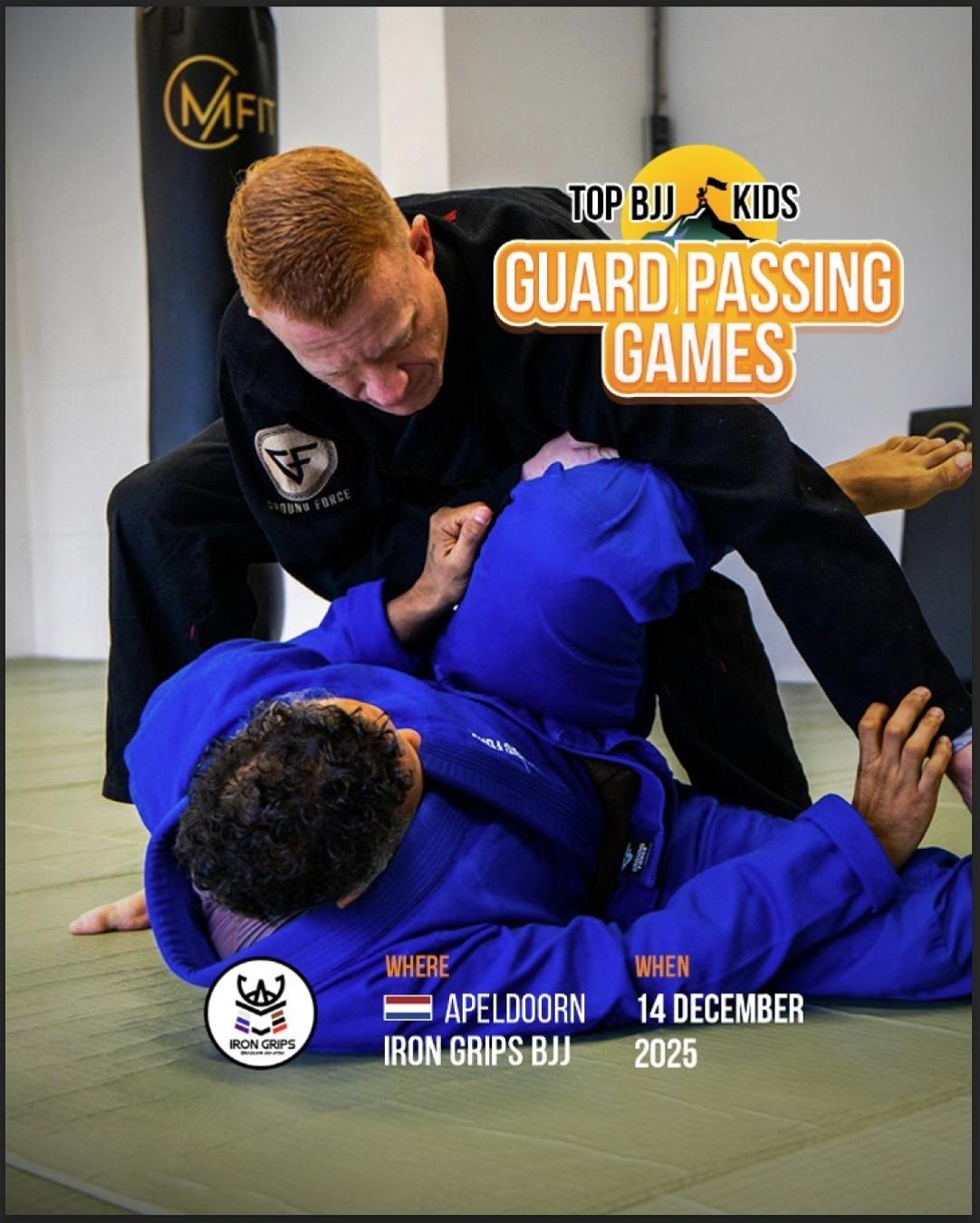 Event poster for GUARD PASSING GAMES