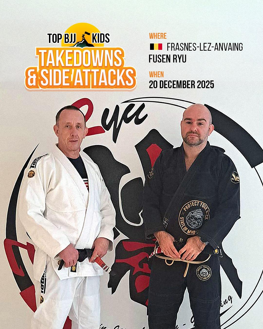 Event poster for TAKEDOWNS & SIDE ATTACKS