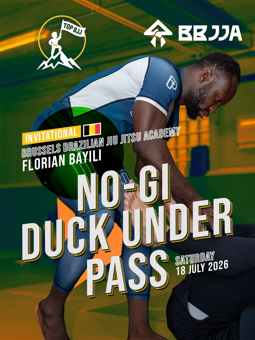 Session poster for NO-GI DUCK UNDER PASS