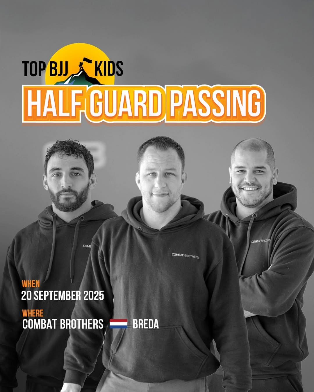 Event poster for HALF GUARD PASSING