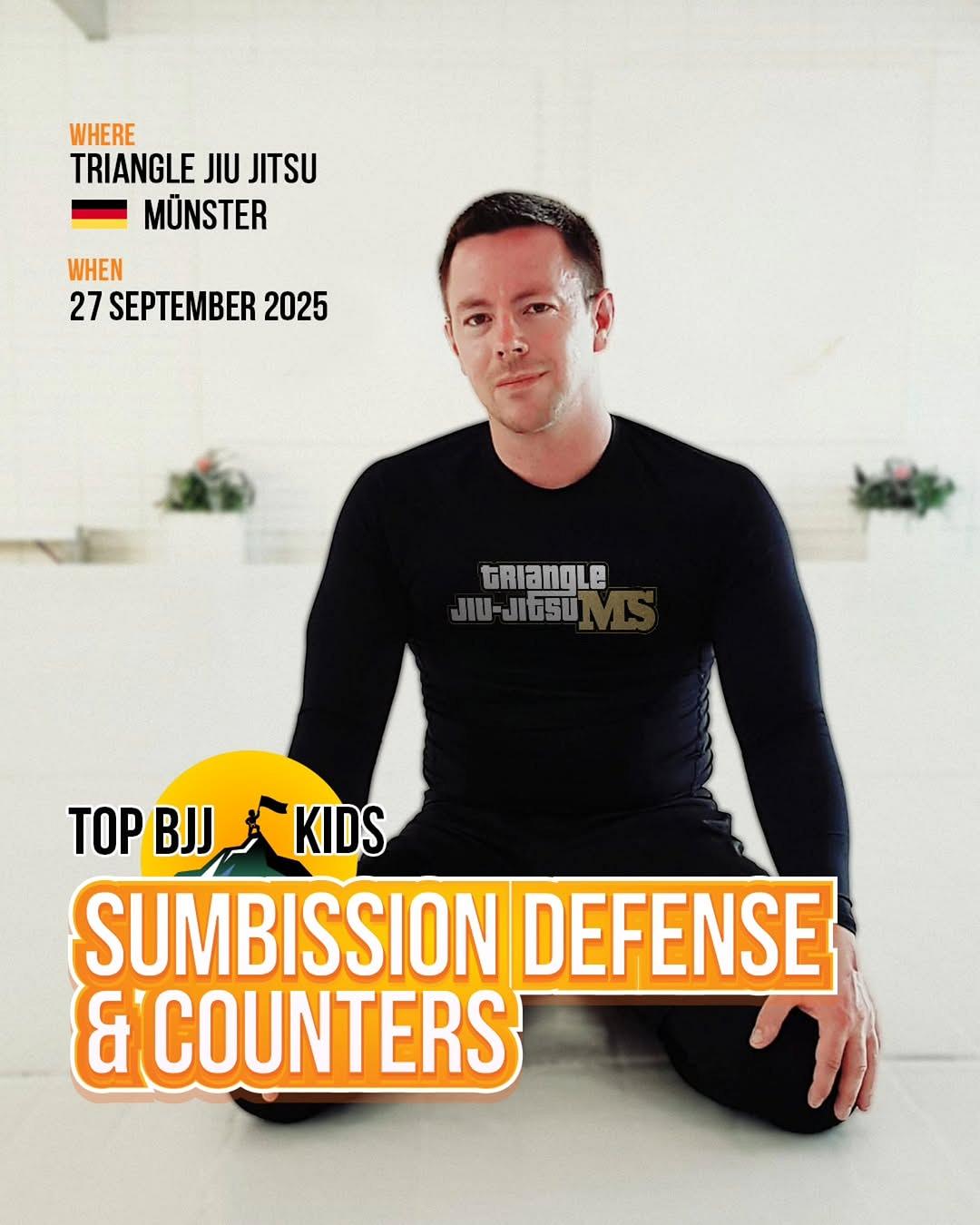 Event poster for SUBMISSION DEFENSE & COUNTERS